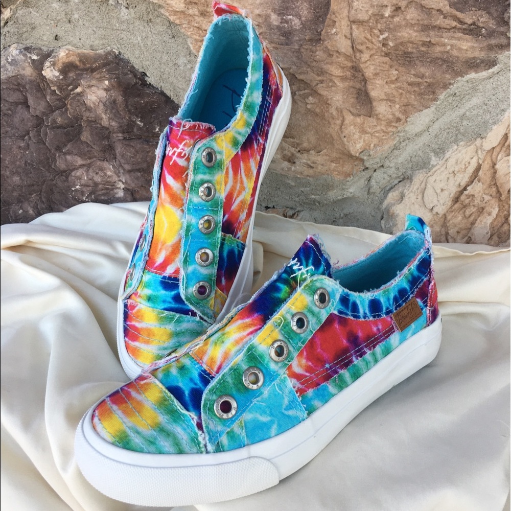 Blowfish Play tie dye slip on sneakers